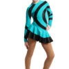 IceDress Figure Skating Dress - Thermal - Serpantine (Mint With Black Lycra) -SkateHaven Store cdfa87f3cc83 30271 59041.1582492456