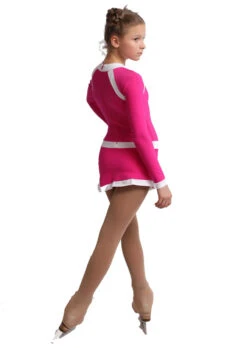 IceDress Figure Skating Dress - Thermal - IceSports (Fuchsia With White) -SkateHaven Store cf127f9b18f6 97595 88239.1582490138