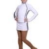 IceDress Figure Skating Outfit With Skirt - Thermal - Olympus (White With Black Lamps) -SkateHaven Store cf49bb5814f8 07077.1600954827