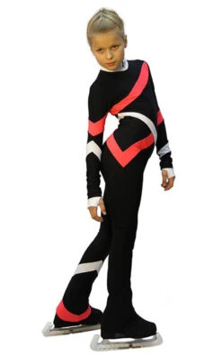 IceDress - Figure Skating Training Overalls - Quad (Black, Coral And White) 8 IceDress - Figure Skating Training Overalls - Quad (Black, Coral And White) -SkateHaven Store d1c2c746d26b 23644 07164.1582488442