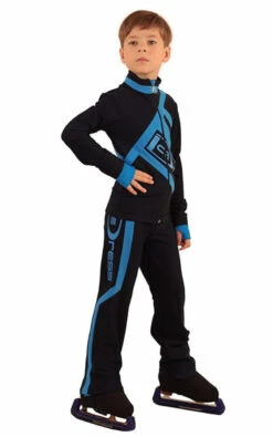 IceDress Figure Skating Outfit - Thermal - IceDress For Boys(Black With Blue) -SkateHaven Store d81bac46e8b1 00248 47250.1582434511