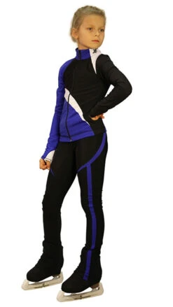IceDress - IceDress Figure Skating Outfit - Thermal - Split (Cornflower Blue)