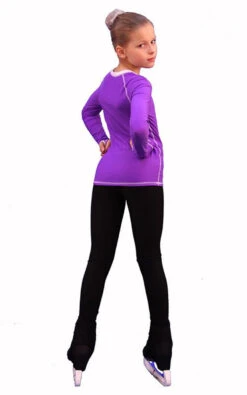 IceDress - Figure Skating Longsleeve (Purple With White) -SkateHaven Store db6fc324f0a4 19457 40976.1582459692