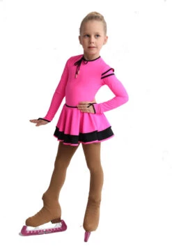 IceDress Figure Skating Dress - Thermal - Duet (Hot Pink With Black) -SkateHaven Store dc1c8660dd3f 29128 47971 69615 65893.1582515642
