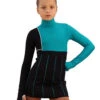 IceDress Figure Skating Dress - Thermal - IceFashion (Black With Emerald) -SkateHaven Store dcc6dd6cab2c 24921 77964 26824.1582470507