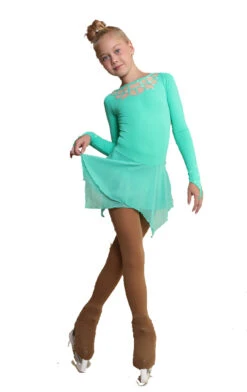 IceDress Figure Skating Dress - Thermal - Oriental Tale (Mint) -SkateHaven Store e1d5f028b036 52759.1601394564
