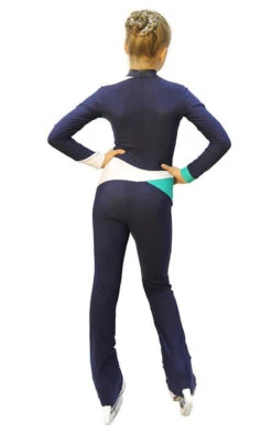 IceDress - Figure Skating Training Overalls - Skating (Gray-blue Dark, Mint And White ) 9 IceDress - Figure Skating Training Overalls - Skating (Gray-blue Dark, Mint And White ) -SkateHaven Store e1dd11443f14 02514 89255.1582433408