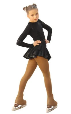 IceDress Figure Skating Dress - Thermal - Serpentine (Black With Black Lycra) 9 IceDress Figure Skating Dress - Thermal - Serpentine (Black With Black Lycra) -SkateHaven Store e39245c0805c 04266 77009 04252.1582464839