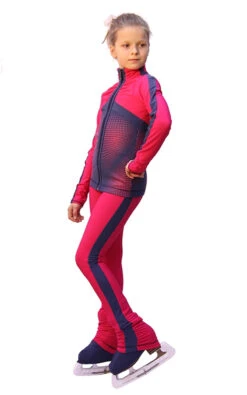 IceDress Figure Skating Pants - Jump (Raspberry With Gray-Blue Stripes) -SkateHaven Store e588c1008a1d 09431 11918 93887 83104 97830 27716.1582448035