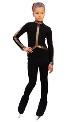 IceDress Figure Skating Dress - Arabesque 2 (Black With Gold Line) -SkateHaven Store e6a51f546f7b935a568e6843595de4dc 41605 20159 79946 75659 33926 99085.1582447931
