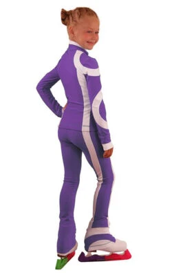 IceDress Figure Skating Outfit - Thermal - Cross-Roll (Purple With White) -SkateHaven Store eaa3f3061528 81457 92569 66478.1582431839