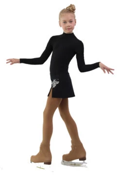 IceDress - Figure Skating Skirts - Rogue (Black With Butterfly ) -SkateHaven Store ec80b2af4d01 06032 33150 88362.1582512693