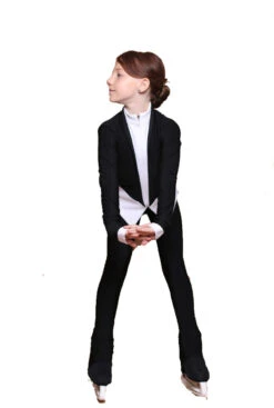 IceDress Figure Skating Jacket - Thermal - Benefit (White And Black) -SkateHaven Store f0c10812023f 25019 07369.1601464635