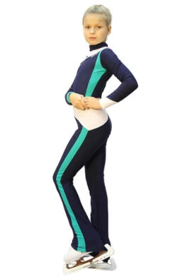 IceDress - Figure Skating Training Overalls - Skating (Gray-blue Dark, Mint And White ) 8 IceDress - Figure Skating Training Overalls - Skating (Gray-blue Dark, Mint And White ) -SkateHaven Store f44eeb4c6b6b 31454 47433.1582433407