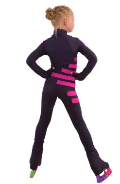 IceDress Figure Skating Outfit - Thermal - IceCode (Gray-blue Dark With Fuchsia) -SkateHaven Store f472be8f78a6 07102 12066 11686.1582461556