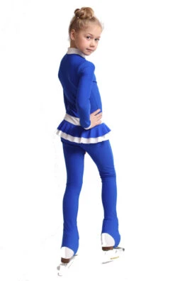 IceDress Figure Skating Overalls - Thermal - Valley (Cornflower With White) -SkateHaven Store f5874928d5b1 48457 07206 01296.1582439144