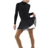 IceDress - Figure Skating Skirts - Harmony (Black With White ) -SkateHaven Store f6dc4135a9e2 85705 21227.1582431183