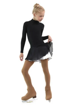 IceDress - Figure Skating Skirts - Harmony (Black With White ) -SkateHaven Store f6dc4135a9e2 85705 21227 78075.1582510740