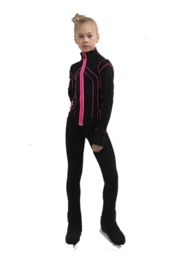 IceDress Figure Skating Outfit - Thermal - Kant (Black With Hot Pink) -SkateHaven Store fabd1553a7ee 59330 21915 34882.1582521123