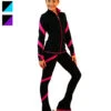 ChloeNoel Figure Skating Spiral Outfit - Figure Skating Pants P06 And Figure Skating Jacket J36 Combination -SkateHaven Store fuchsia outfit 94681.1645035584