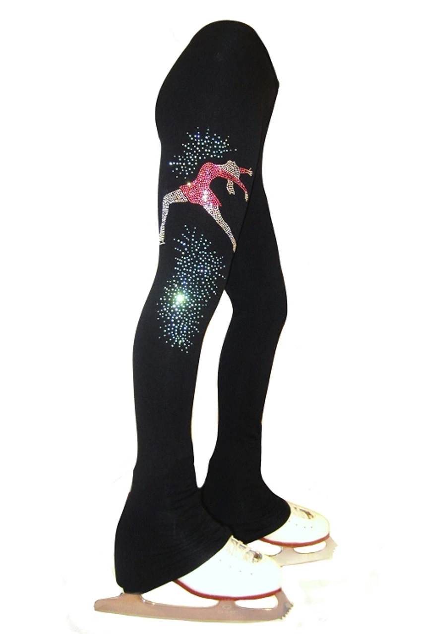 Ice Skating Pants With "Colorful Ina Bauer" Applique 4 Ice Skating Pants With "Colorful Ina Bauer" Applique - Image 2
