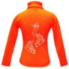 Orange Ice Skating Jacket With "Pair Of Skates" Rhinestone Applique (20% OFF, Size AXS) -SkateHaven Store orangepairofskatesjacket 63560.1628339982