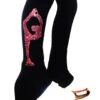 Figure Skating Pants With Pink Crystals "Biellmann" Rhinestone Applique -SkateHaven Store pinkbielmanniceskatingpantsz 55083.1540224554
