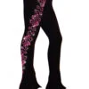 Ice Skating Pants With "Pink Neon Swirls" Rhinestuds Design 1 Ice Skating Pants With "Pink Neon Swirls" Rhinestuds Design -SkateHaven Store pinkneonpants 28623.1667939362