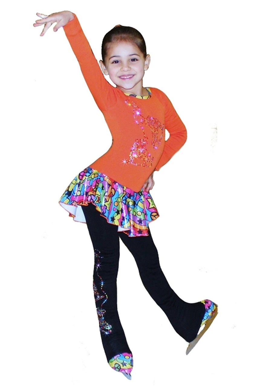 " Rainbow Skates" Ice Skating Outfit Gift Set 3 " Rainbow Skates" Ice Skating Outfit Gift Set