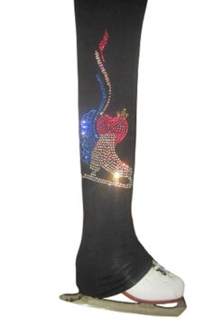 Ice Skating Pants With " Skate With Wings" Applique HP232