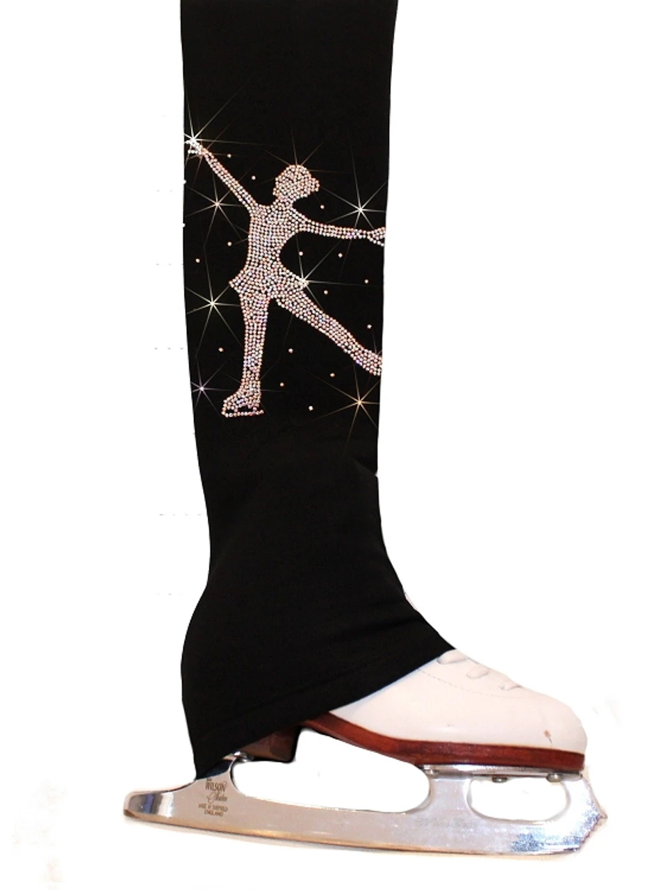 Polar Fleece Ice Skating Pants With "Skating Girl" Applique 4 Polar Fleece Ice Skating Pants With "Skating Girl" Applique - Image 2