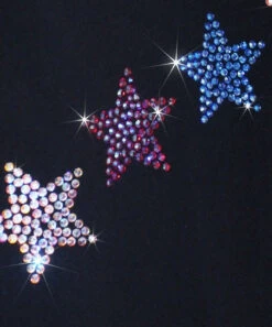 Ice Skating Jacket With "USA Spiral Stars" Rhinestuds Design -SkateHaven Store usastarszoom 47496.1637972266