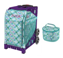 Zuca Sport Bag - Kokomo Mermaid W/Lunchbox (Limited Edition/Purple Frame)